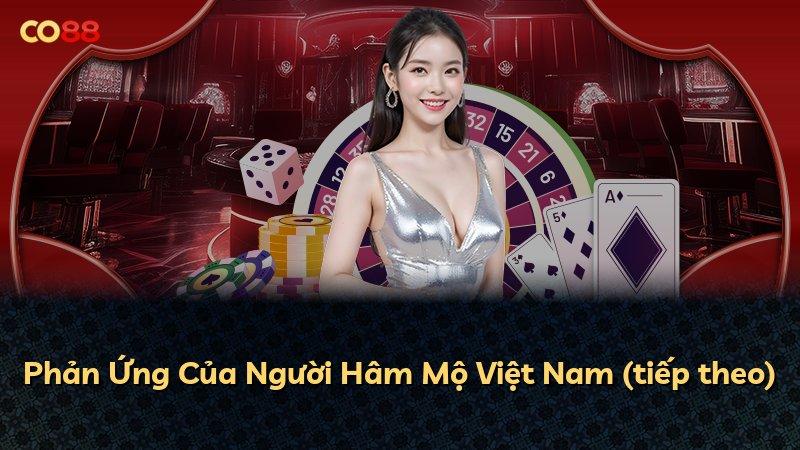 Phản Ứng Của Người Hâm Mộ Việt Nam (tiếp theo)